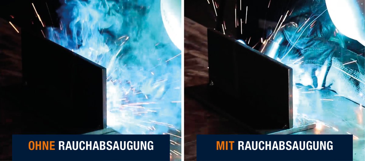 Schweißrauchabsaugung – Gegenüberstellung 01